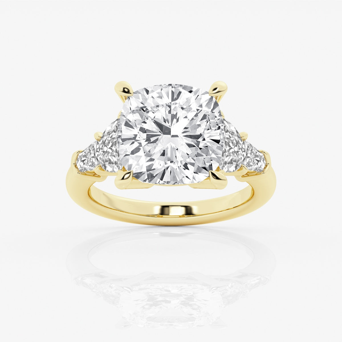 Rosalie - Delicate Side Accents Engagement Ring