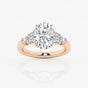 Rosalie - Delicate Side Accents Engagement Ring