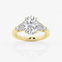 Rosalie - Delicate Side Accents Engagement Ring