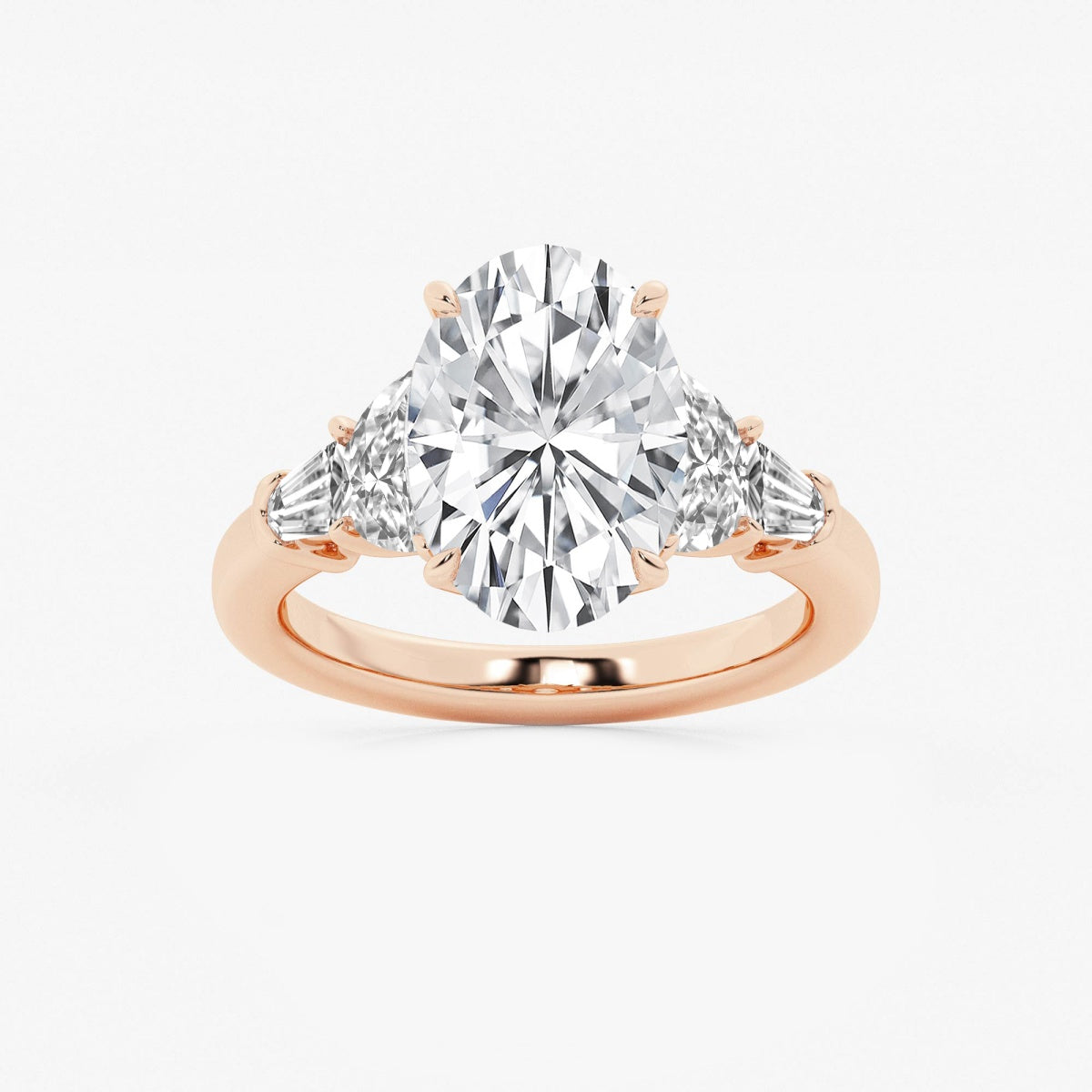Rosalie - Delicate Side Accents Engagement Ring