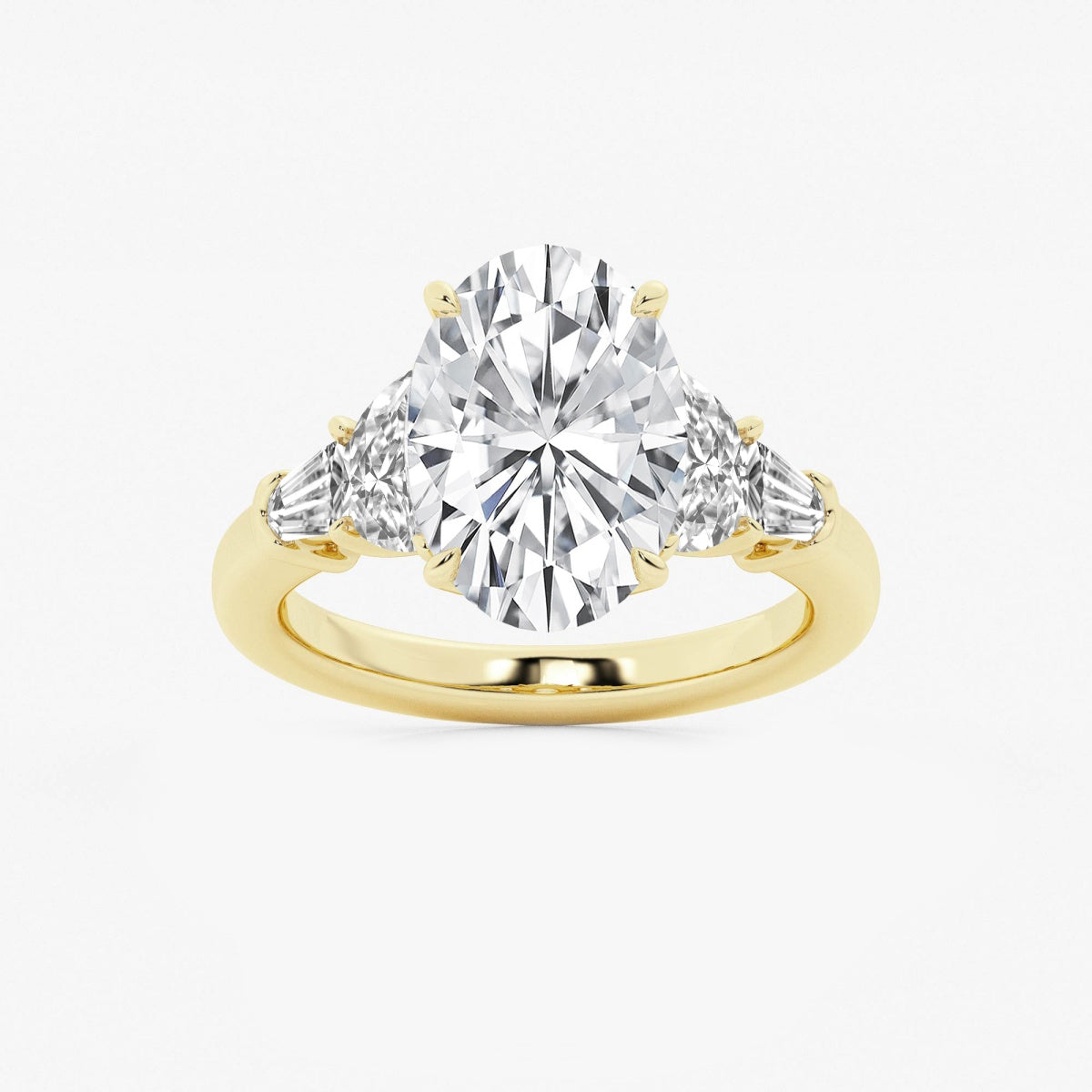 Rosalie - Delicate Side Accents Engagement Ring