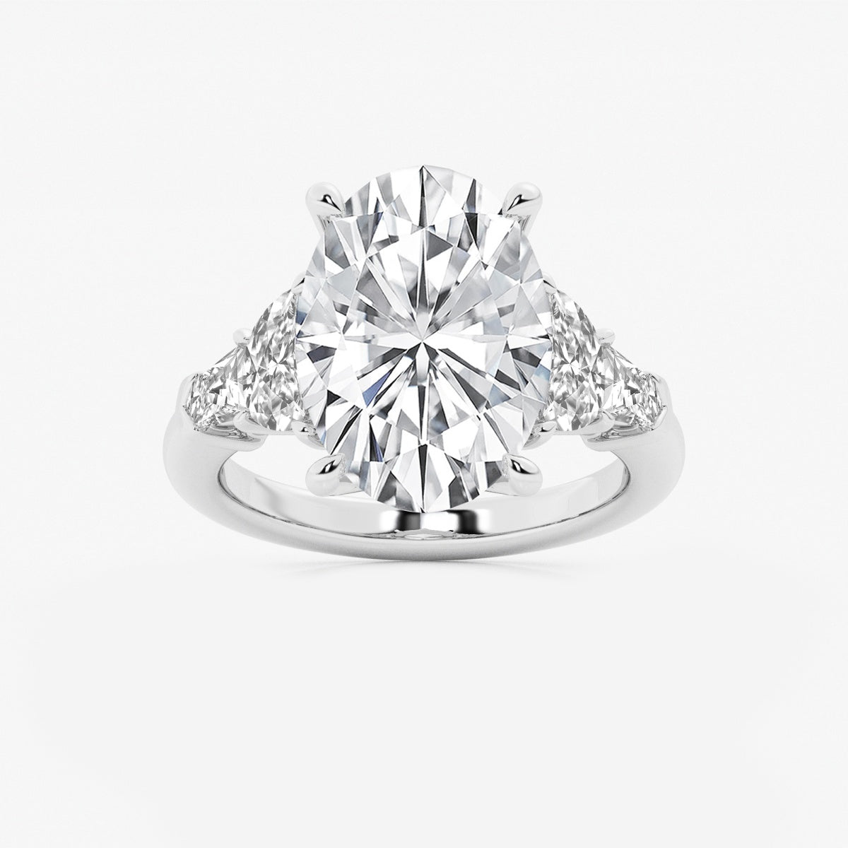 Rosalie - Delicate Side Accents Engagement Ring