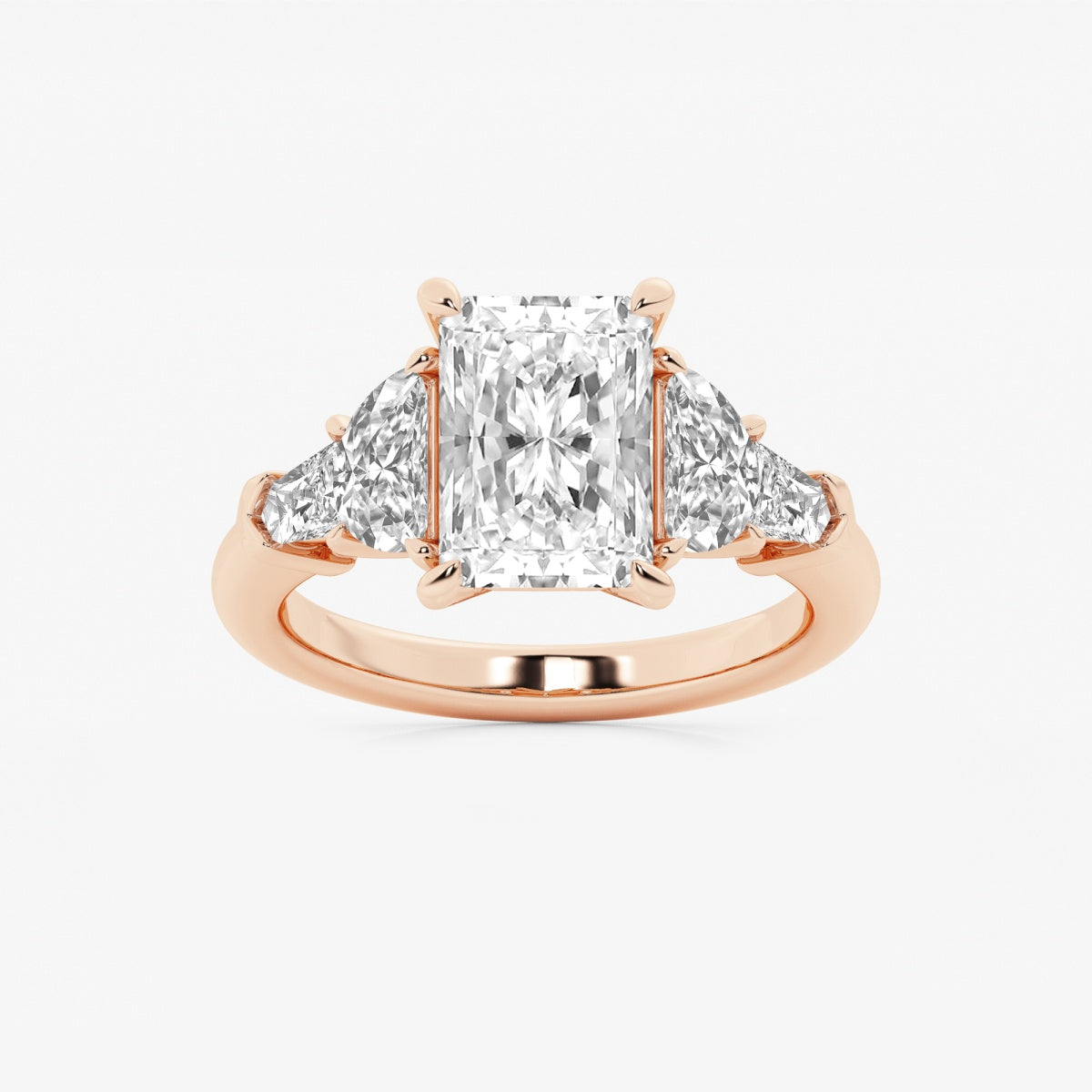 Rosalie - Delicate Side Accents Engagement Ring