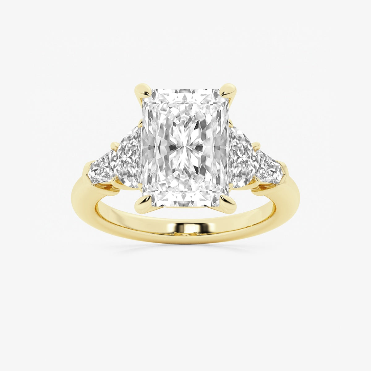 Rosalie - Delicate Side Accents Engagement Ring
