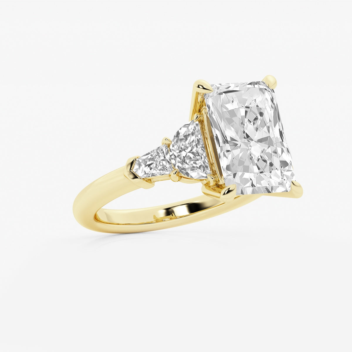 Rosalie - Delicate Side Accents Engagement Ring