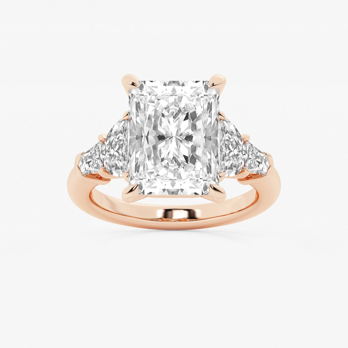 Rosalie - Delicate Side Accents Engagement Ring