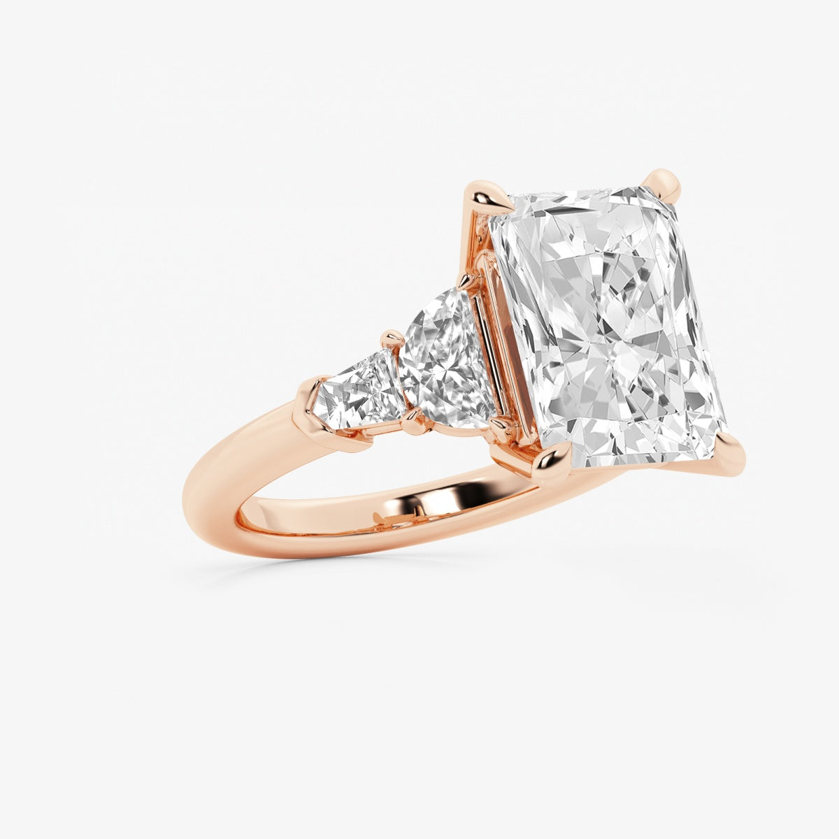 Rosalie - Delicate Side Accents Engagement Ring