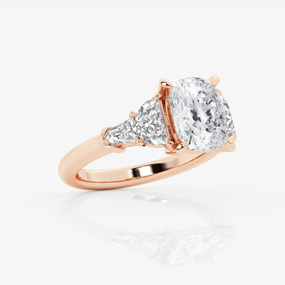 Rosalie - Delicate Side Accents Engagement Ring