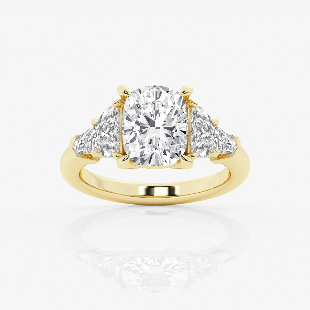 Rosalie - Delicate Side Accents Engagement Ring