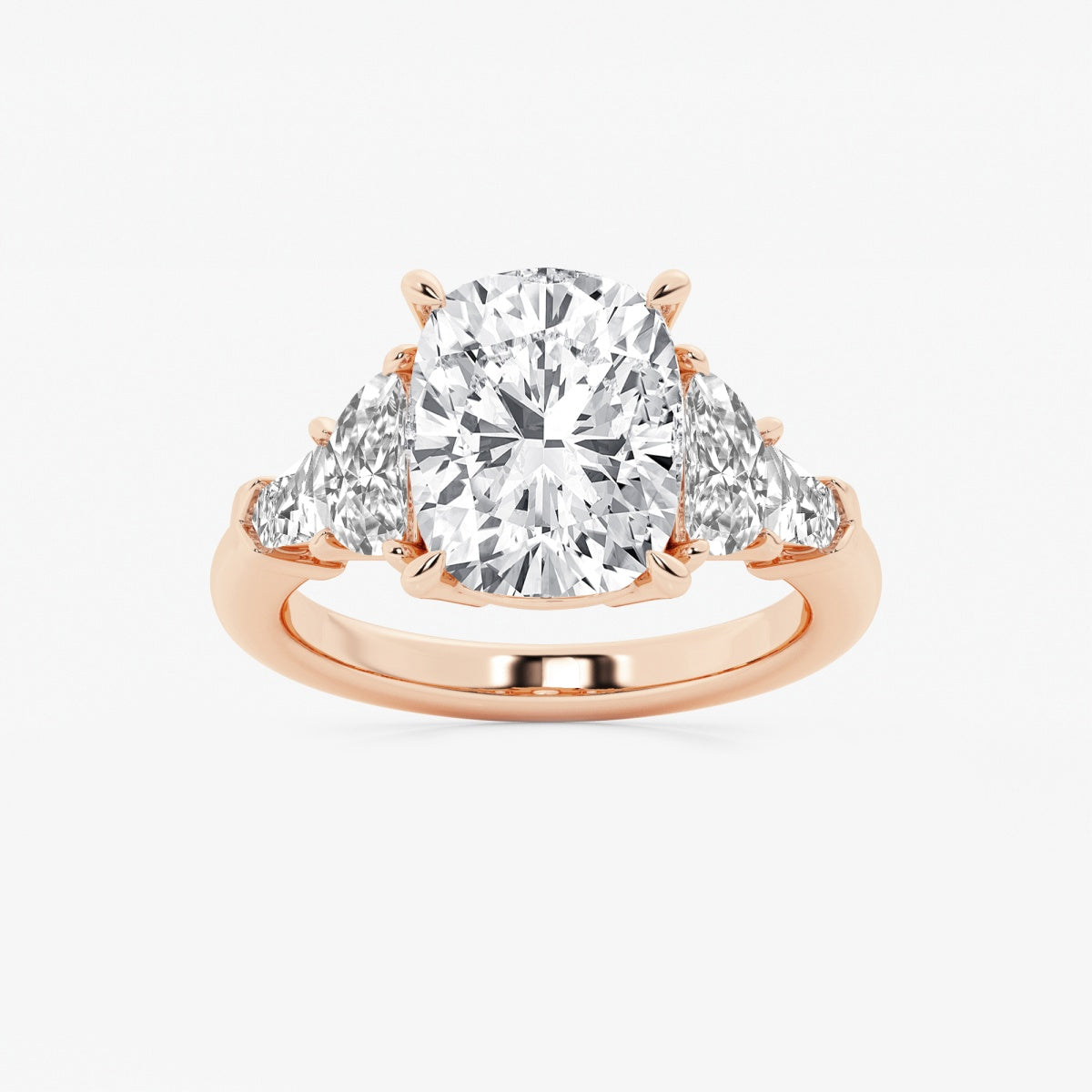 Rosalie - Delicate Side Accents Engagement Ring