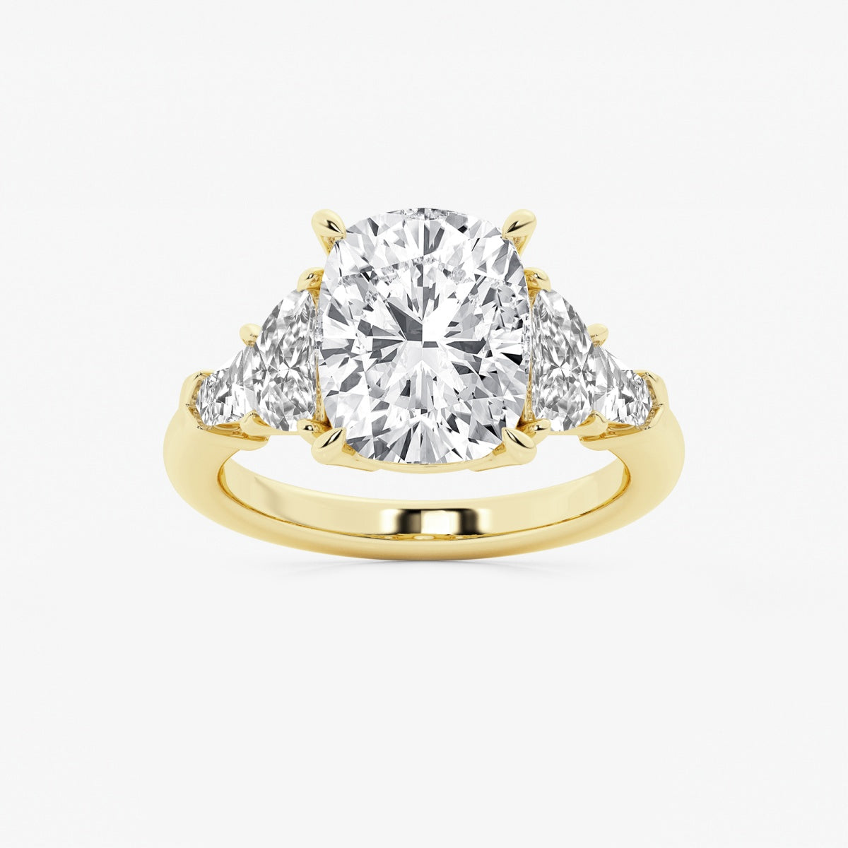 Rosalie - Delicate Side Accents Engagement Ring