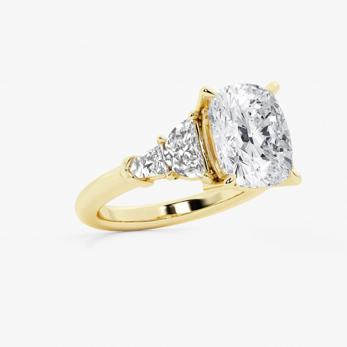 Rosalie - Delicate Side Accents Engagement Ring