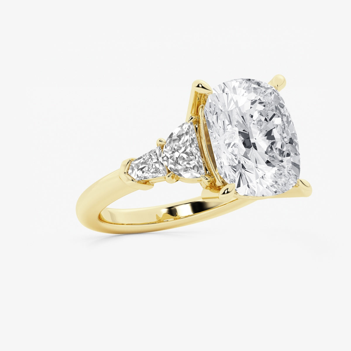 Rosalie - Delicate Side Accents Engagement Ring