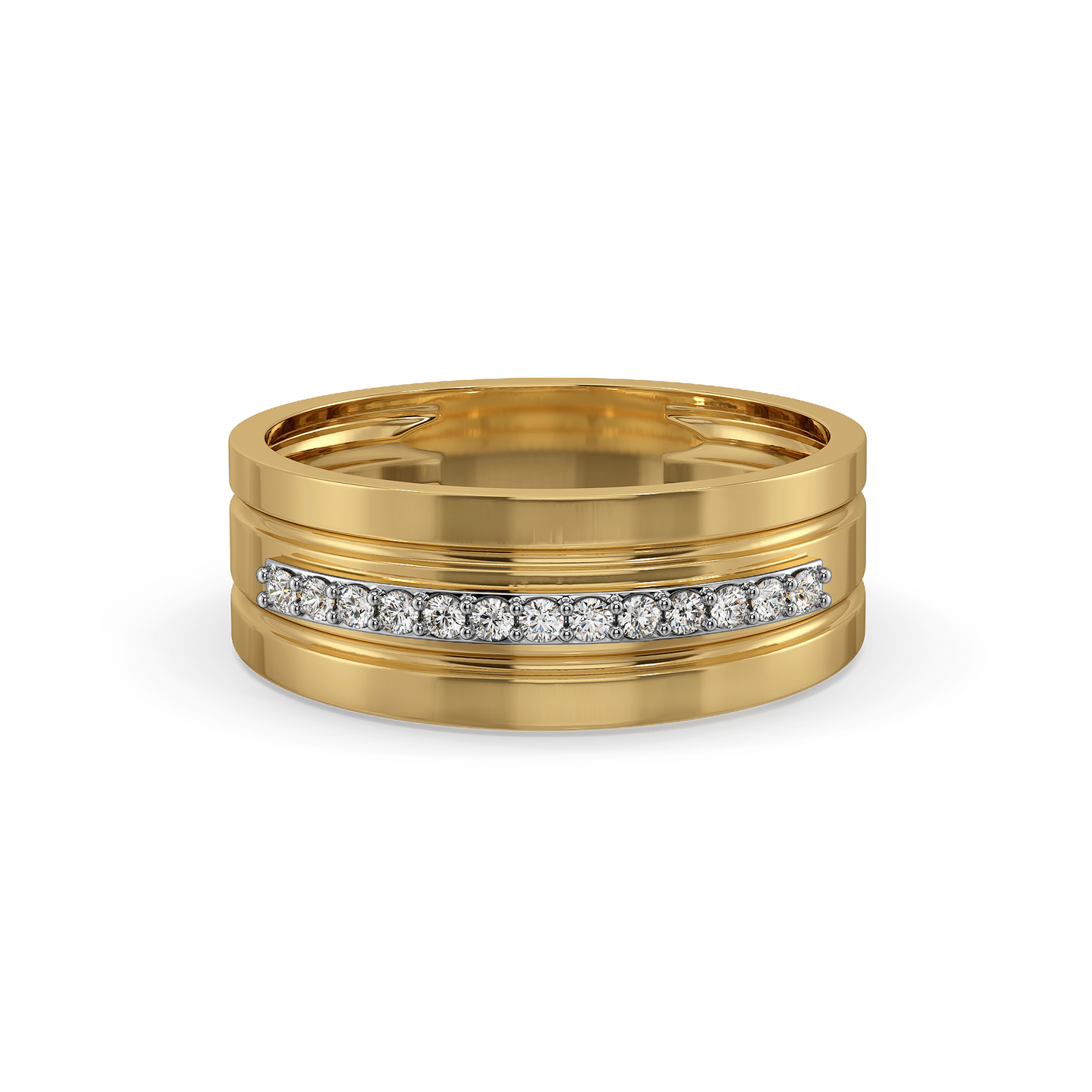 Powerline - Lab Diamond Men's Ring