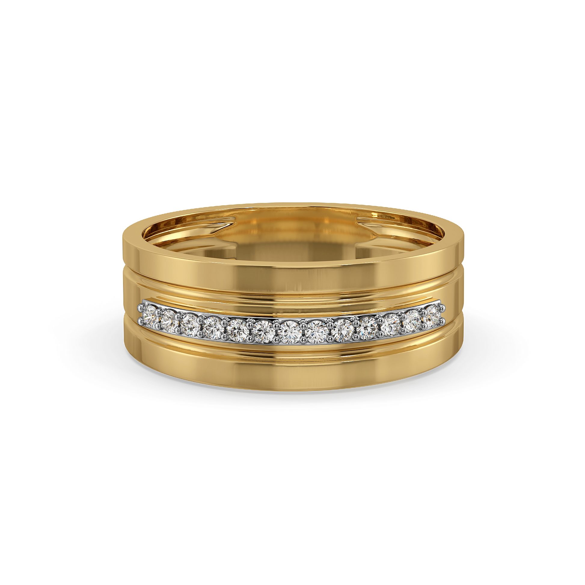 Powerline - Lab Diamond Men's Ring