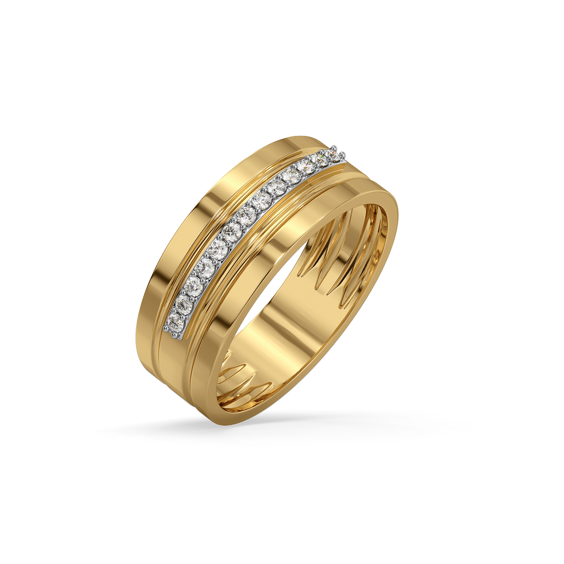 Powerline - Lab Diamond Men's Ring