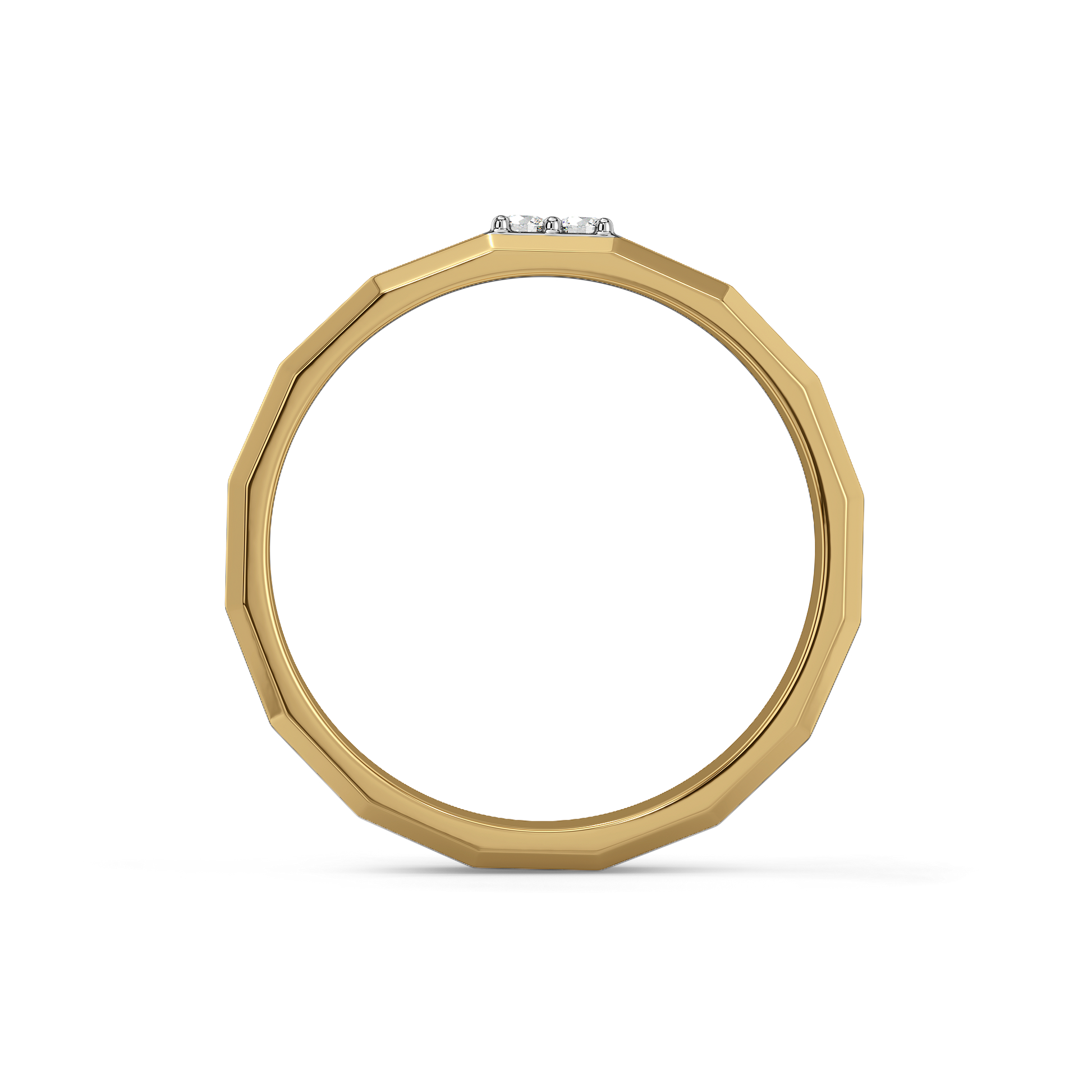 Masculine Edge - Lab Diamond Men's Ring