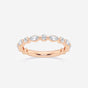 Gia - Artistic Floating Design Wedding Ring
