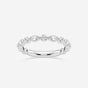 Gia - Artistic Floating Design Wedding Ring