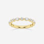 Gia - Artistic Floating Design Wedding Ring