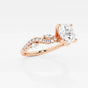 Scarlett - Vine-Inspired Side Stones Engagement Ring