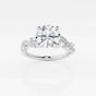 Scarlett - Vine-Inspired Side Stones Engagement Ring