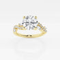 Scarlett - Vine-Inspired Side Stones Engagement Ring
