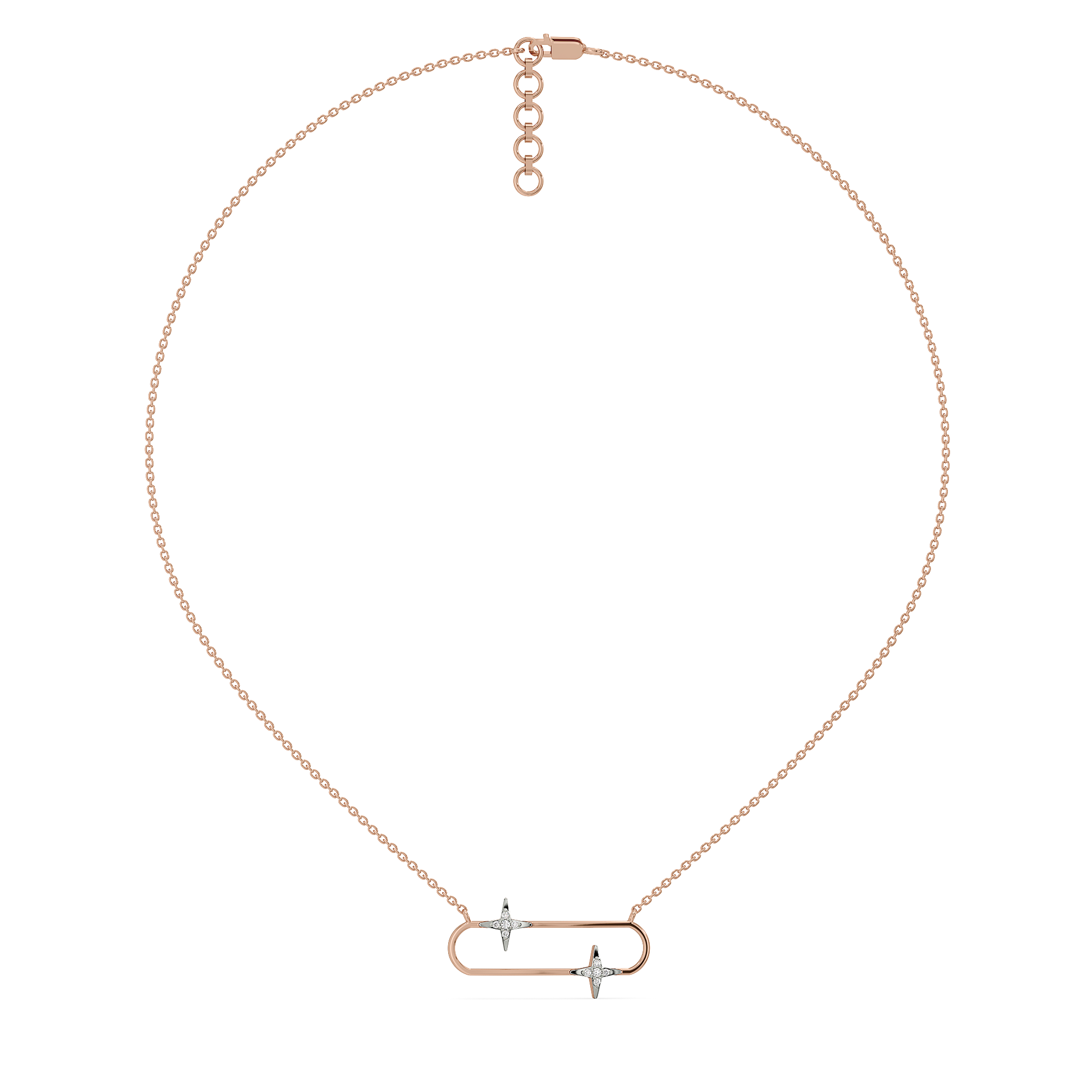 Shooting Star - Lab Diamond Necklet Necklace