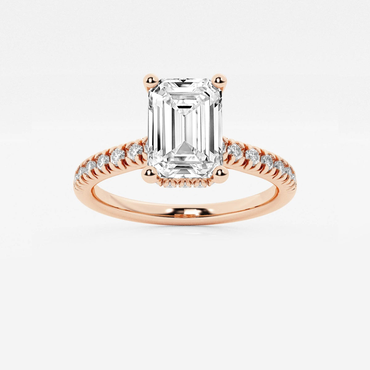 Sienna - Hidden Halo Design Engagement Ring