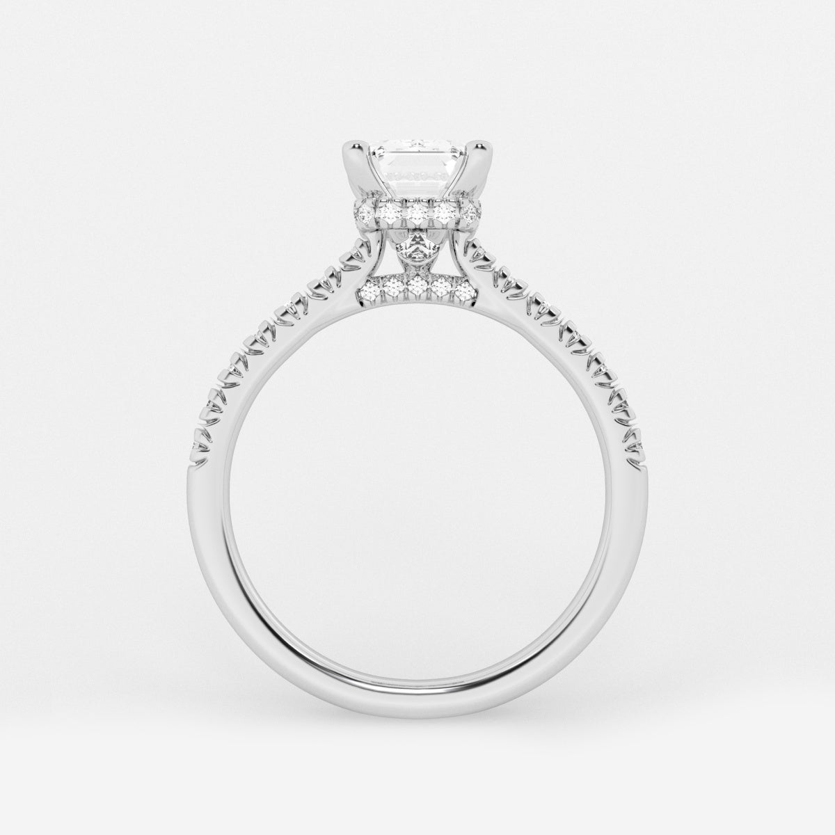 Sienna - Hidden Halo Design Engagement Ring