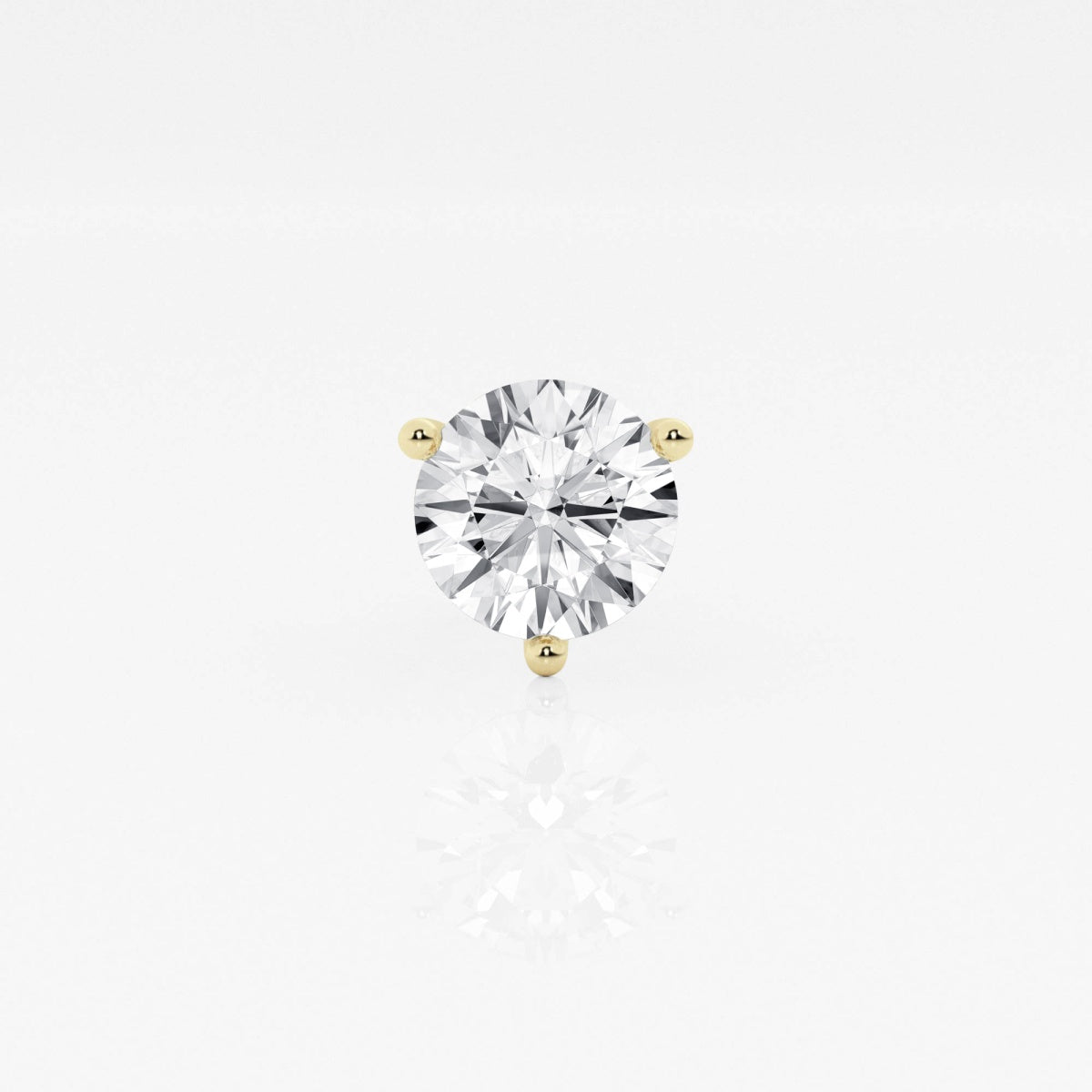 Lara - Radiant Three-Prong Style Earrings