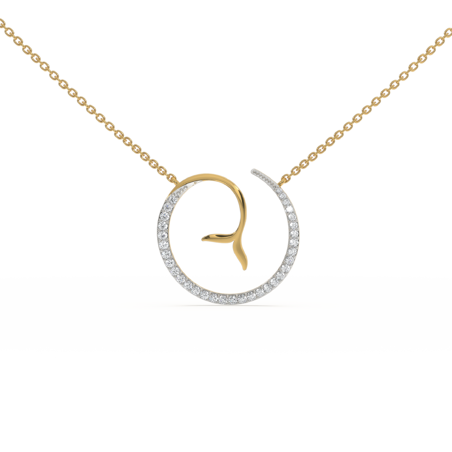 Siren’s Whisper - Lab Diamond Pendant Necklace