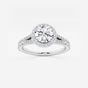 Sophia - Split Shank Halo Engagement Ring
