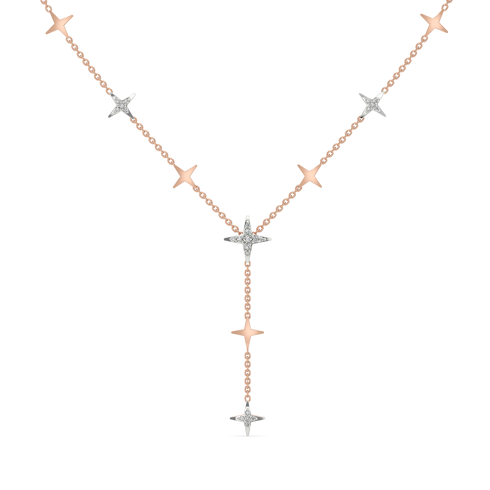 Starlight Sparkle - Lab Diamond Chain Necklace