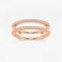 Victoria - Double Row Enhancer Wedding Ring