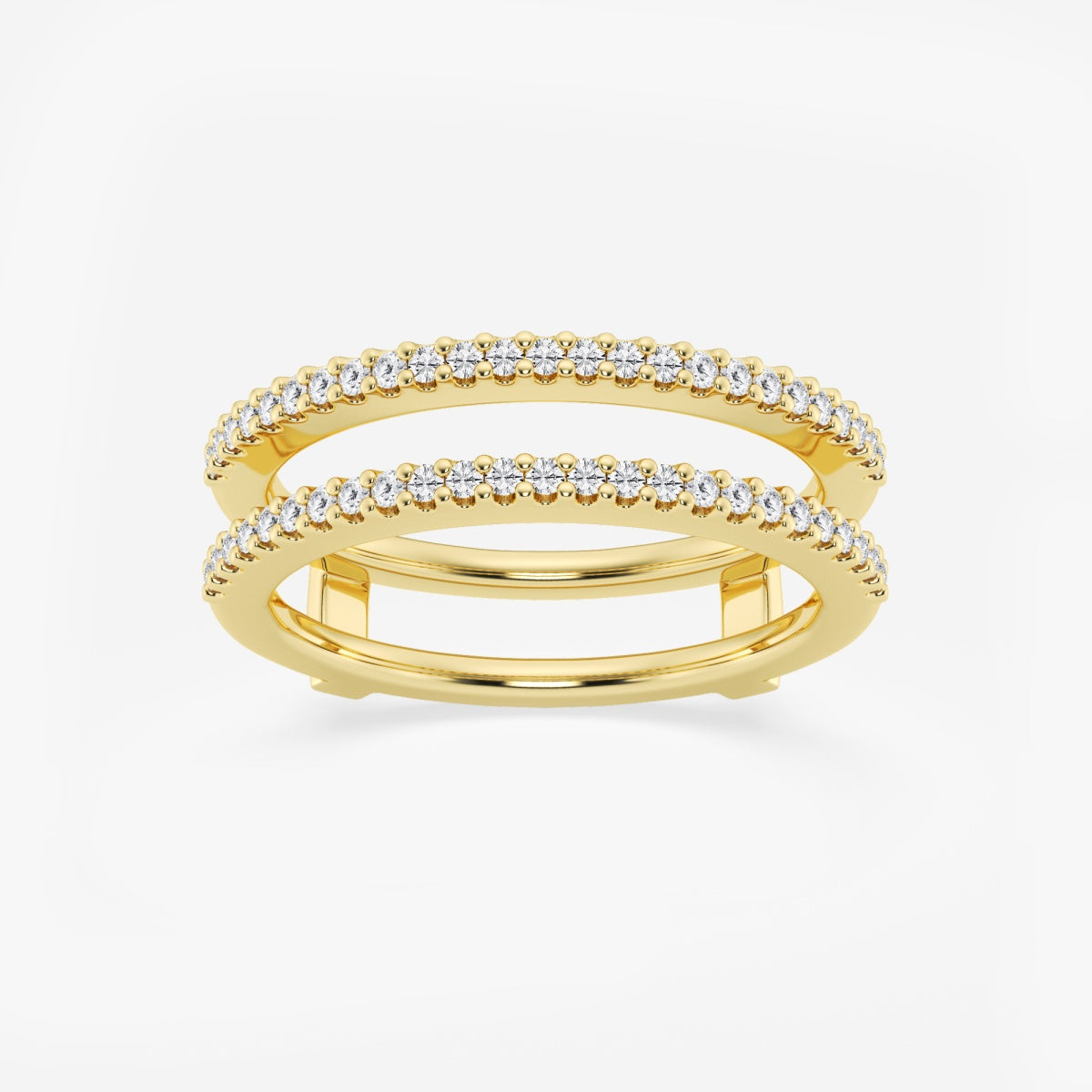 Victoria - Double Row Enhancer Wedding Ring