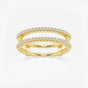 Victoria - Double Row Enhancer Wedding Ring