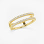 Victoria - Double Row Enhancer Wedding Ring