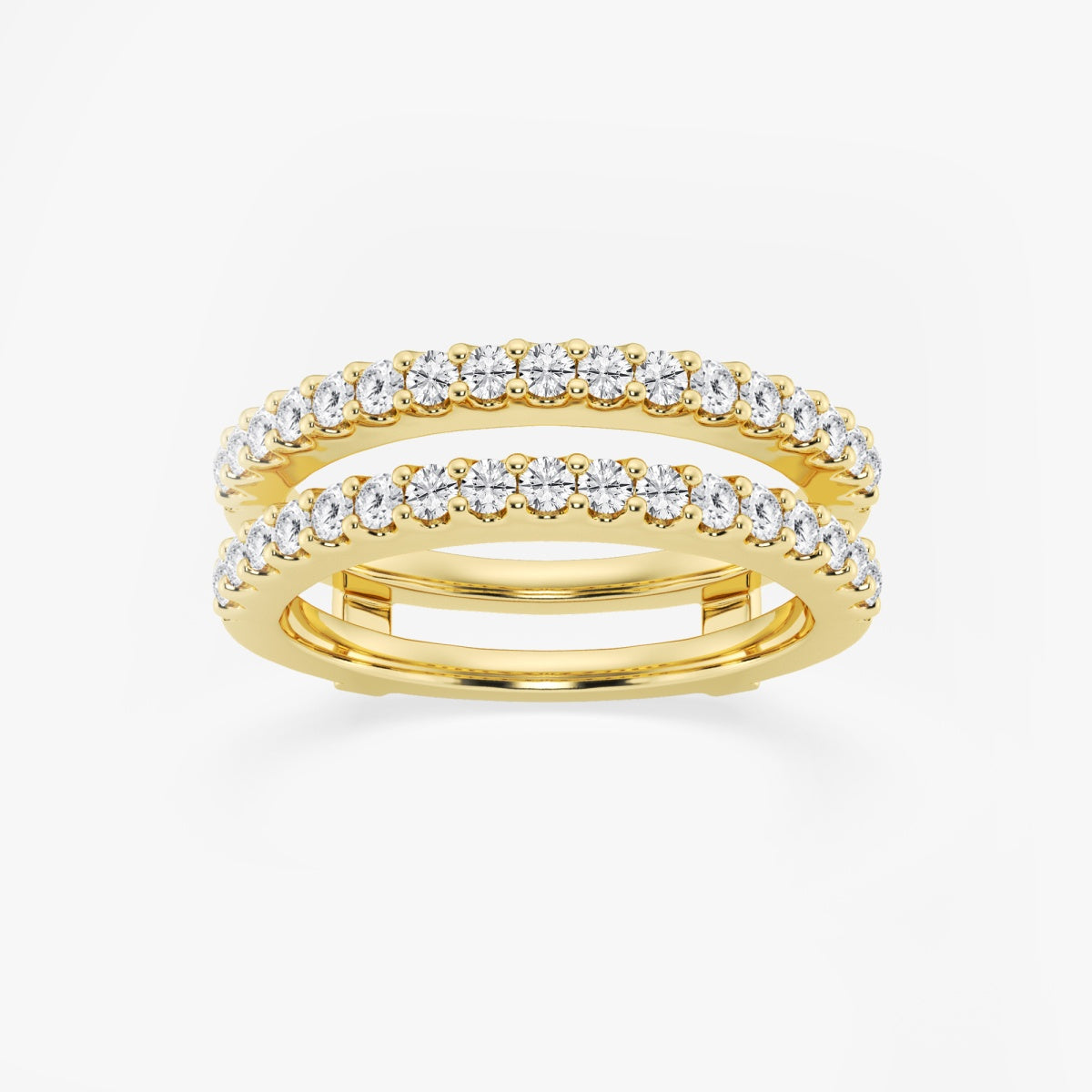 Victoria - Double Row Enhancer Wedding Ring