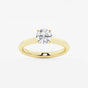 Violet - Knife-Edge Solitaire Engagement Ring