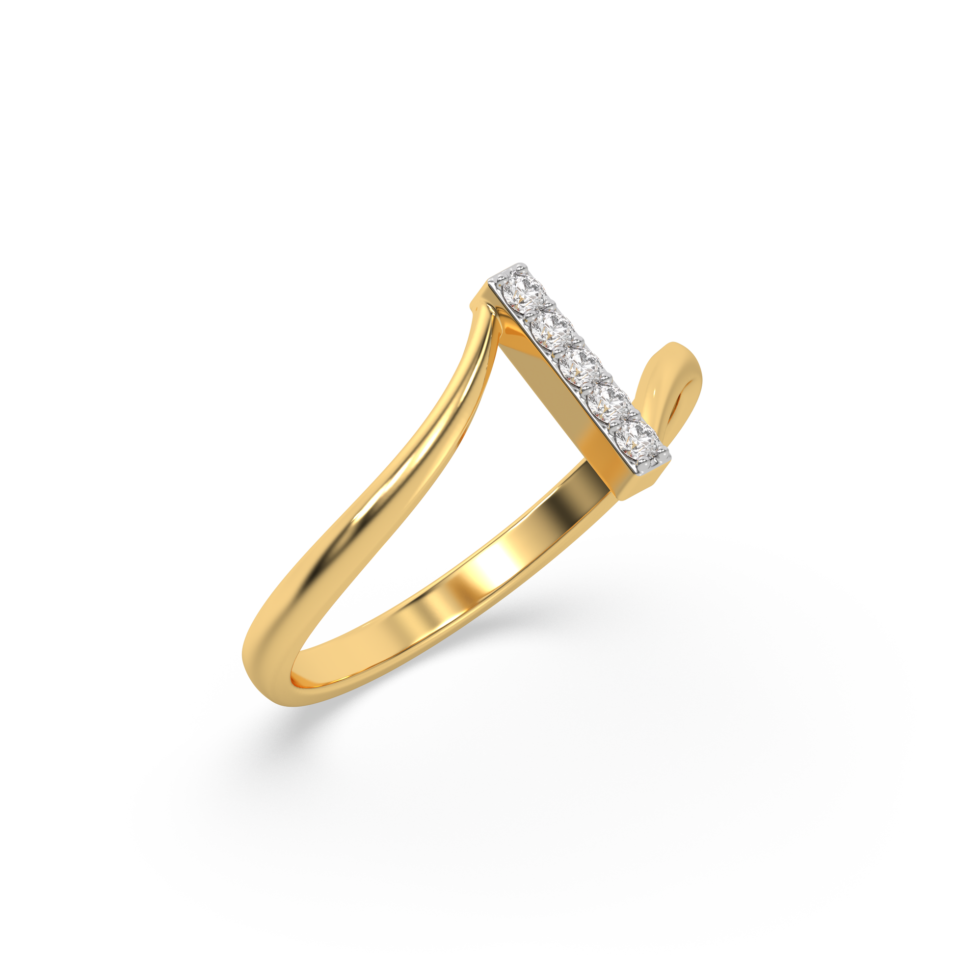Vivid V - Lab Diamond Fashion Ring