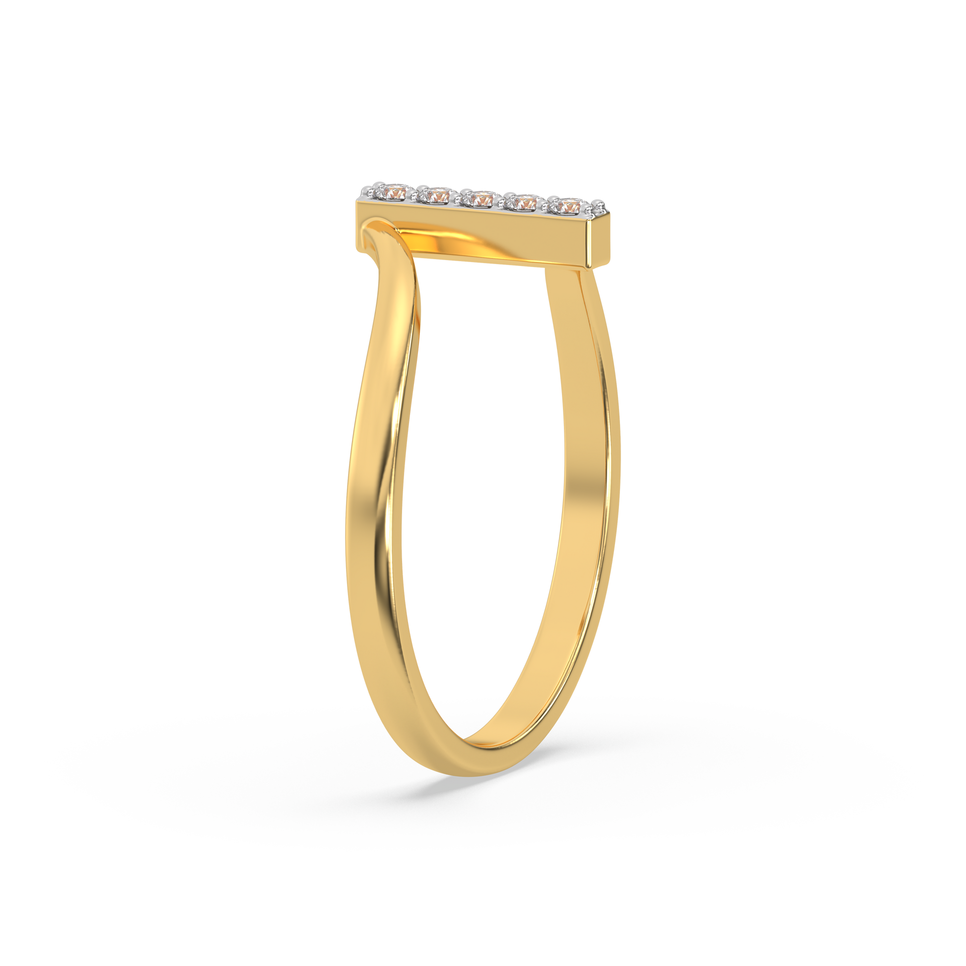 Vivid V - Lab Diamond Fashion Ring