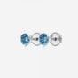 Vivienne - Bold Three-Prong Setting Earrings