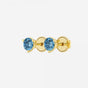 Vivienne - Bold Three-Prong Setting Earrings